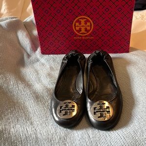 Tory Burch Size 7.5 Black Ballet shoes